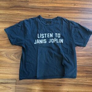 Women's Navy Graphic Tee - Short Sleeve